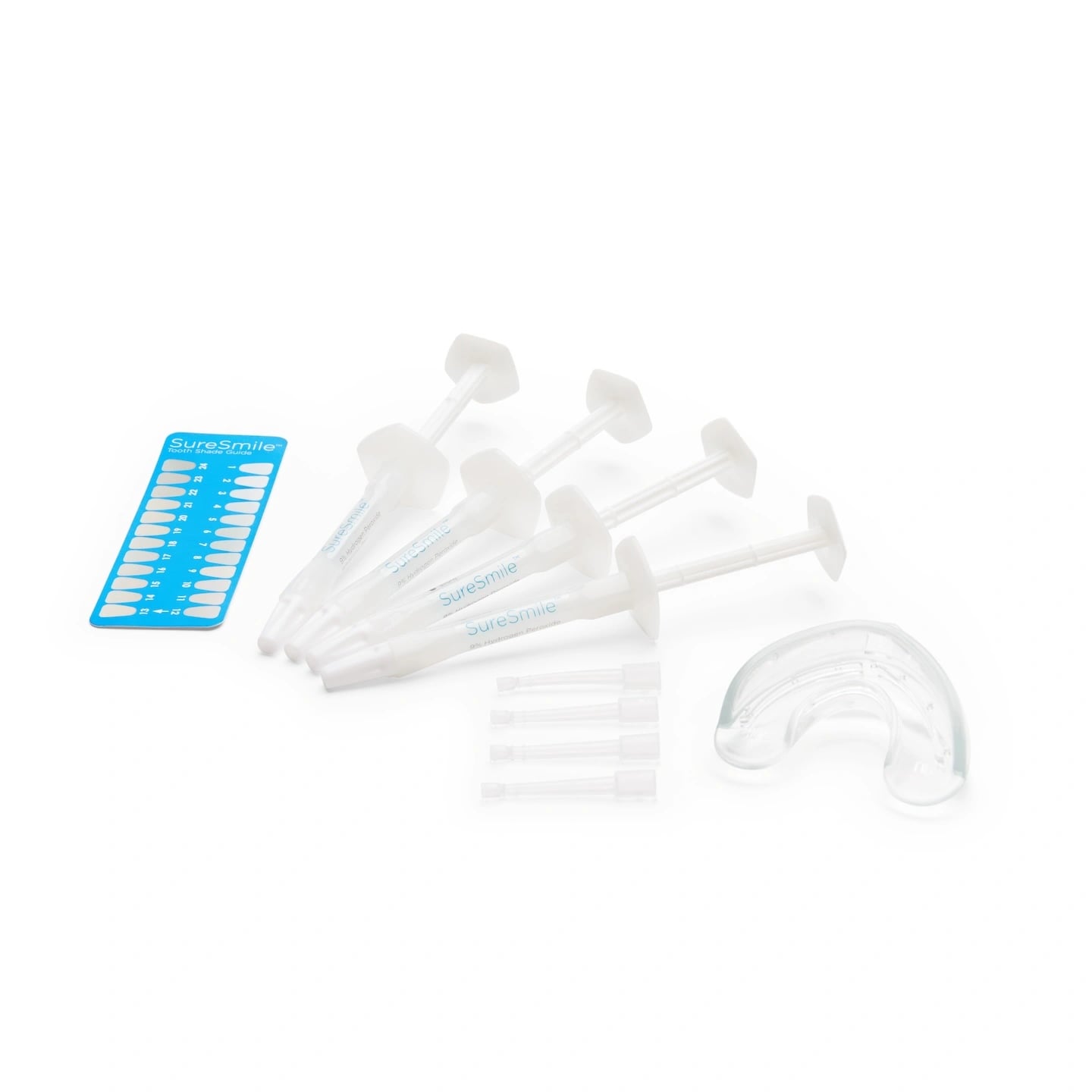 Dental assistant shows a patient an aligner treatment plan