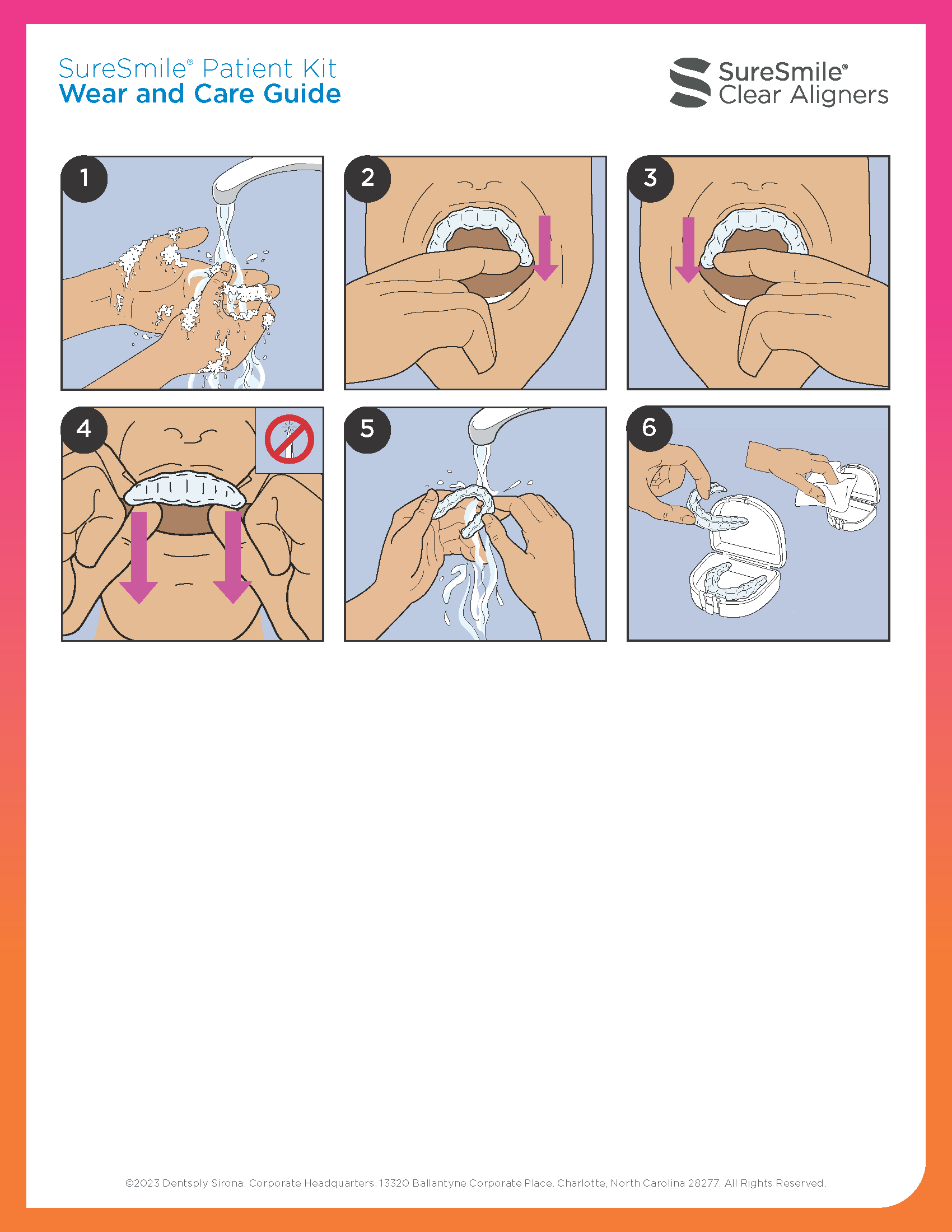 Wear & Care Guide Patient Kit